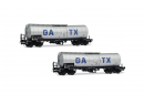RIVAROSSI HR6667 HO - Set de 2 wagons citerne GATX ep VI