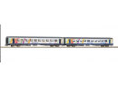 PIKO 94509 N - Set de 2 voitures Alsace grand Est ep VI SNCF