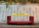 ATHEARN 1452 HO - Plat avec dosserets Burlington CB and O
