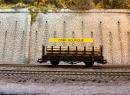 PIKO 72080 HO - Plat  ranchers charg de poutres en bois ep III SNCF