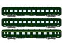 REE MODELES VB392 HO - Coffret de 3 voitures DEV AO courtes ep IV SNCF