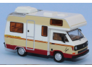 BREKINA 33976 HO - VW T3 Gipsy camping car, blanc/beige clair/rouge, 1983