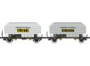 REE MODELES WB893 HO - Coffret de deux wagons craliers FRANGECO  ALGECO poque III SNCF