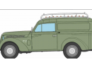 REE Modeles CB209 HO - Voiture Renault JUVAQUATRE Fourgon tl, Vert + galerie