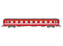 REE Modeles NW332 N - VOITURE UIC A9 Rouge, Logo Corail, bande de classe jaune Ep.IV