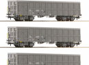 ROCO 6600203 HO - Coffret de 3 tombereaux type Fas ep V SNCF