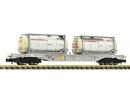 FLEISCHMANN 6660126 N - Wagon de marchandises porte-conteneurs type AAE Ep.VI