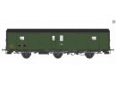 LS MODELS MW101 HO - Fourgon Dqd2m, Vert, Toit noir, Ep.IIIb SNCF