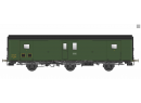 LS MODELS MW104 HO - Set de 2 fourgons Dqd2m - vert - toit chassis noir - Ep.IIIcd - SNCF