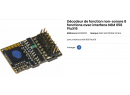 ZIMO MX685P16 - dcodeur de fonction non sonore 8 fonctionss avec interface Nem 658 PluX16
