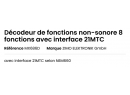 ZIMO MX686D - Dcodeur de fonctions non sonore, 8 fonctions interface 21MTC