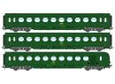 REE Modles VB500 HO - Coffret de 3 voitures ex Etat ep IV SNCF saucisson