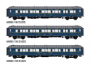 LS MODELS MW 1006 -1 HO - Set compl�mentaire de 3 voitures BOMBAY EXPRESS ep II CIWL