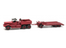 ARTITEC 387430 HO - tracteur Diamond avec remorque porte engins