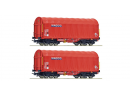 ROCO 6600226 HO - Coffret de wagon � b�che coulissante, NACCO ep VI