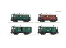 ROCO 6200190 HO - Set de voitures ep I KKSTB