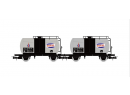 RIVAROSSI HR6565 HO - Set de 2 wagons citerne TOTAL ep III FS
