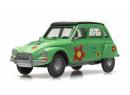 ARTITEC 387666 HO - Citro�n Dyane Flower Power - Verte avec des fleurs
