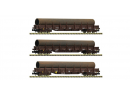 FLEISCHMANN 6660142 N - Set de 3 wagons ridelles basses avec chargement de tubes ep IV �BB
