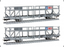 MAKETTE 4439 HO - Coffret de 2 porte-autos TA52 SIMCA ep III-IV SNCF