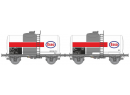 REE Mod�les WB878 HO - Set de 2 citernes ESSO ep IV SNCF
