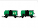 RIVAROSSI HR6567 HO - Set de 2 citernes � essieux BP ep IV FS