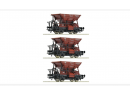 ROCO 6600269 HO - Set de 3 tr�mies Talbot ep IV DB