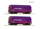 ROCO 6680024 TT - Set de 2 wagons b�ch�s type shimmns ep VI RAILRELEASE