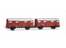 RIVAROSSI HR6696 HO - Set de 2 couverts type Ghs avec feux de fin de couvoi ep IV FS