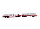 RIVAROSSI HR 6702 - Set de 2 plats charges lourdes type Rmms avec bloc alluminium ep IV DB