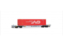 ARNOLD HN9766 N - wagon porte container Norbert Dentressangle ep VI SNCF