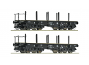 ROCO 6680028 TT - Set de 2 plats charge lourde type Rlmmp ep IV DB