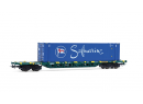 JOUEF HJ6329 HO - Wagon porte conteneur Sgnss SAFMARINE ep VI