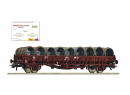 ROCO 6600300 HO - Wagon plat, type Klms Charg� de bobines de fil m�tallique ep IV SNCF
