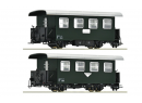 ROCO 6240005 HOe - Coffret de 2 voitures voyageurs � voie �troite, ep IV �BB