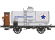 Photo 1/2 : Réf. WB-155 - SET de 2 Wagons Citernes OCEM 19 Ep.II ETAT
W-021-A-01 – Citerne rivetée, boites d’essieux à coussinets, guérite serre-freins, ‘AZUR’ N°531869
