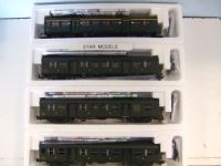DE MASSINI 1020 HO - Coffret De 4 Voitures Romilly ép III De La SNCF De Massini En Id6996