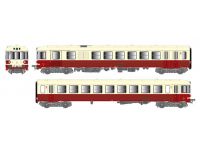 Autorail LS Models X4691 – XR8688, époque V/VI, échelle HO, Rouge Crème
