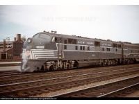 Photo 1/1 : September 6, 1953: RailPictures.Net Photo: NYC 4008 New York Central EMD E7(A) at Rochester, New York by John Dziobko www.godfatherrails.com