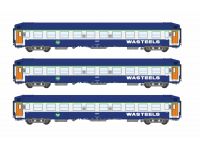 REE Models NW-176 Voitures de voyageurs Voitures de train express UIC A9 + B10 logo flèche Era V 2x - JMR