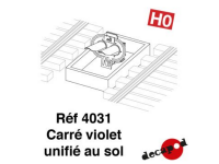 Photo 1/2 : Carr� violet unifi� au sol